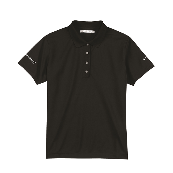 Women's Black Nike Dri-Fit Polo