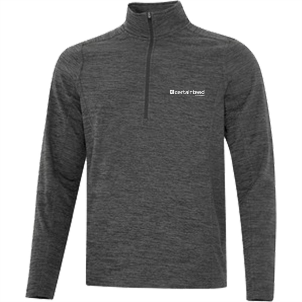 Men's Heather Fleece 1/2 Zip Sweatshirt