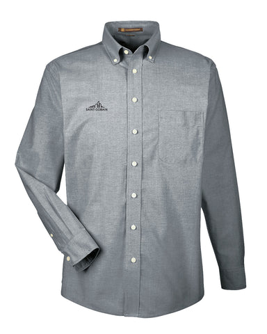 Men's Long-Sleeve Oxford with Stain-Release