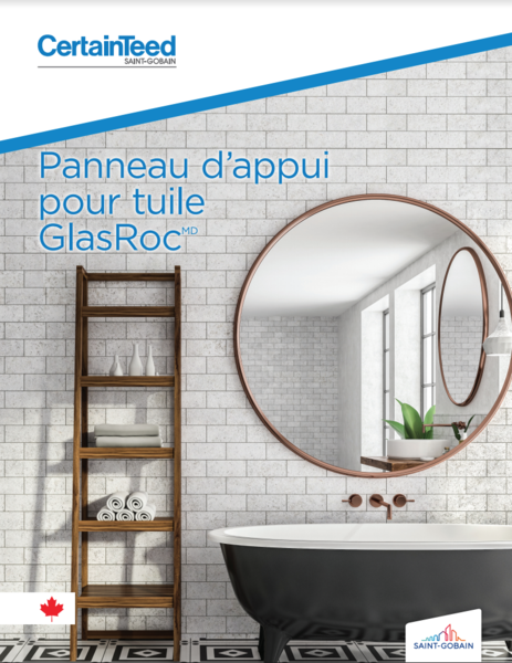 Panneau d’appui pour tuile GlasRoc MD