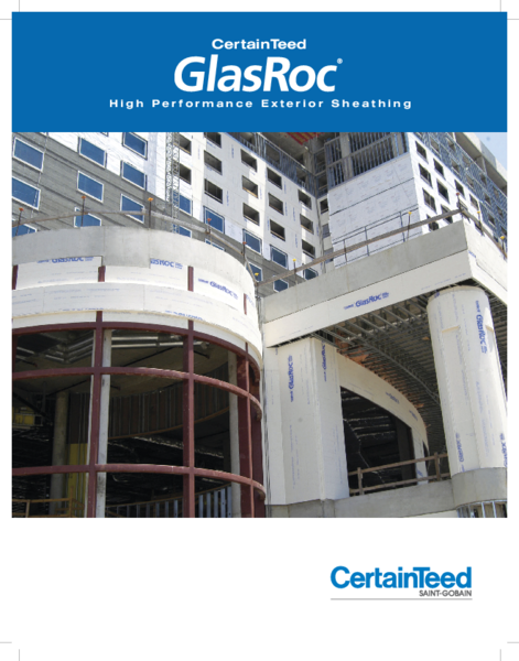 GlasRoc Exterior Sheathing Brochure