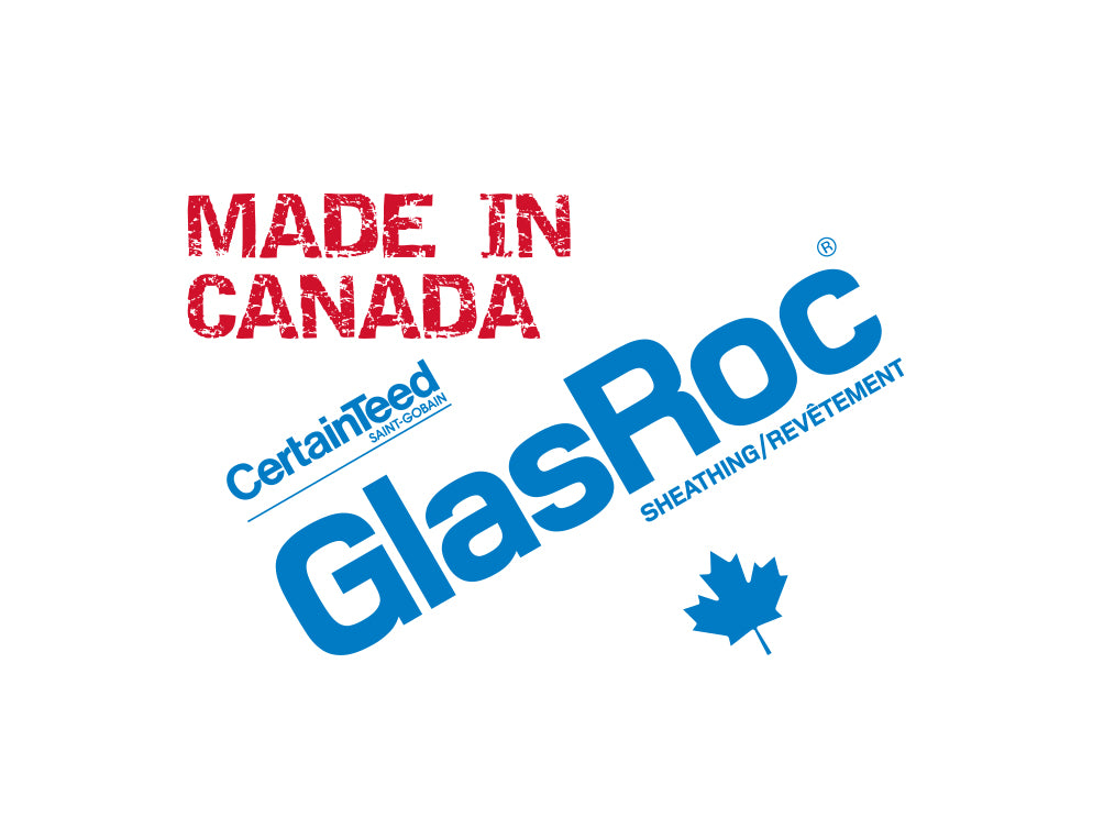 GlasRoc Sheathing Sticker English